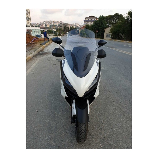 Zontes 350 E Siperlik Ön Cam 2022 2023 Model 70cm Şeffaf Renkli 4mm