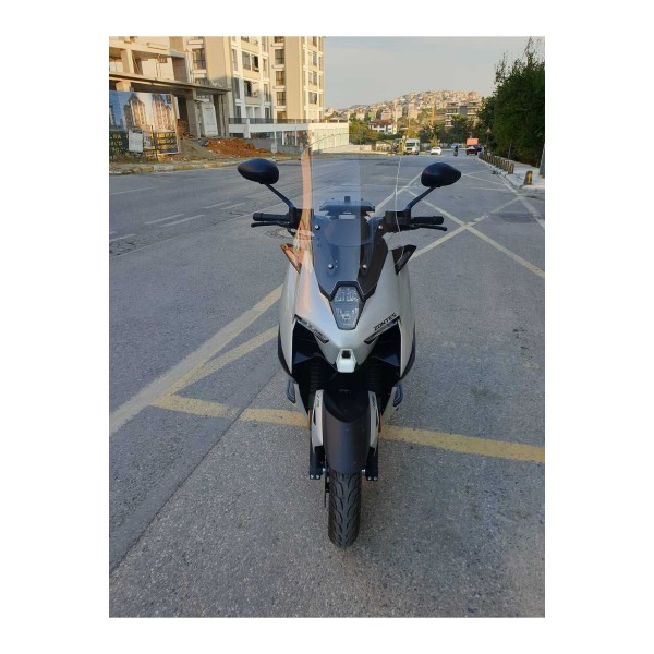 Zontes ZT 125 Siperlik Ön Cam 2025 Model 55cm Şeffaf Renkli 4mm