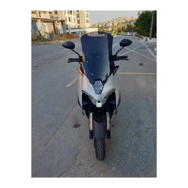 Zontes ZT 125 Siperlik Ön Cam 2025 Model 55cm Siyah Renkli 4mm