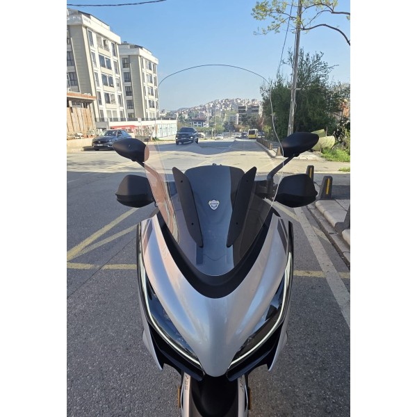 Zontes ZT 250 T E Siperlik Ön Cam 2023 2025 Model 73cm Şeffaf Renkli 4mm