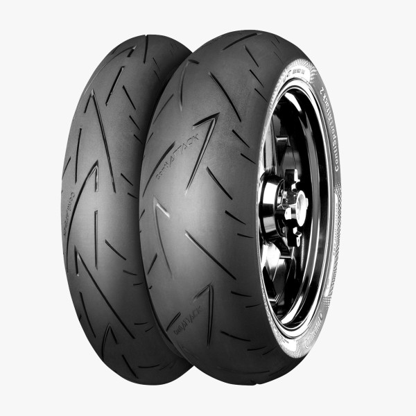 Continental Takım CF MOTO CL-X Sport 120/70ZR17 ve 180/55ZR17 ContiSportAttack 2 Ön Arka Set