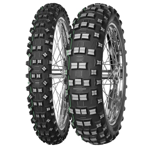 Mitas Set 90/90-21 Ve 140/80-18 Terra Force Ef Super Light Arka Çift Yeşil