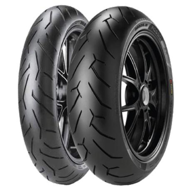 Pirelli Set 120/60Zr17 Ve 160/60Zr17 Diablo Rosso Ii Ön Arka Takım Lastik