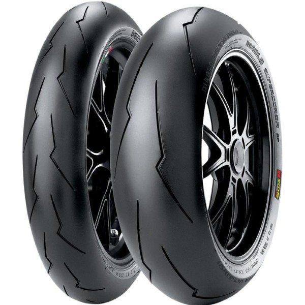 Pirelli Set 120/70Zr17 Sc1 Ve 180/60Zr17 Sc2 Diablo Supercorsa Sc V3 Ön Arka Takım