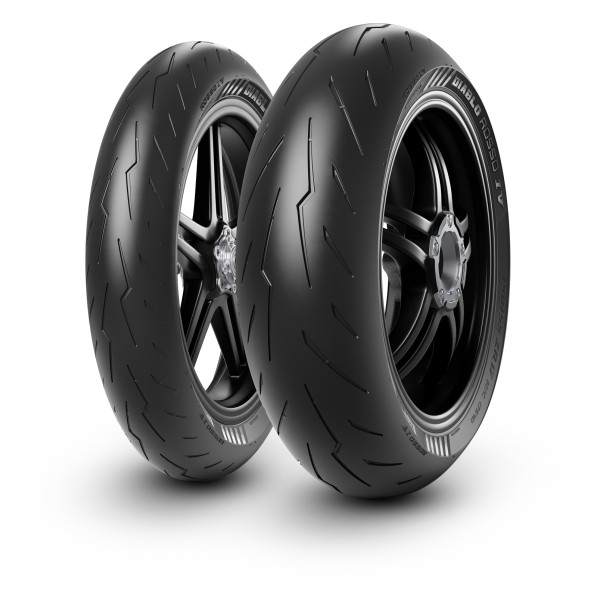 Pirelli Set 120/70ZR17 ve 200/55ZR17 Diablo Rosso IV Ön Arka Takım (24-23)