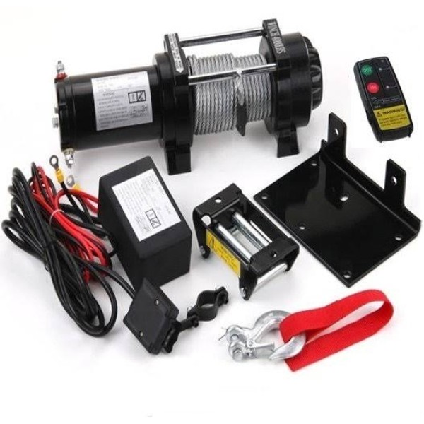 Janlas 4000 Lbs Çelik Halat Atv Offroad Vinç Uzaktan Kumandalı