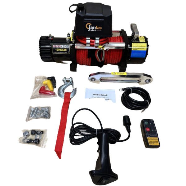 Janlas Extreme 13000 Lb Sentetik Kırmızı Halat 4X4 Offroad Vinç Yeni Model 12V Janlas Extreme 13000 Lb Sentetik Kırmızı Halat 4X4 Offroad Vinç Yeni Model 12V