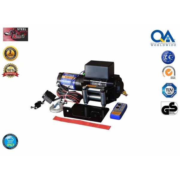 Steel Tiger 4000Lb Tekne-Atv-Utv Offroad Vinç Uzaktan Kumandalı