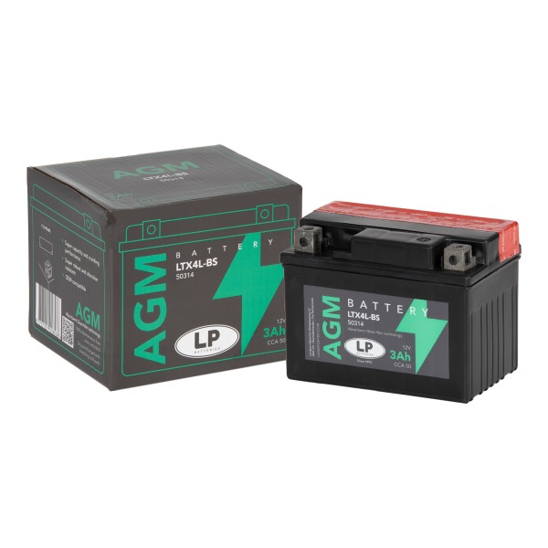 AGM AKÜ (LTX4L-BS) / 3 A / KG: 1,32 / L:113 / W:70 / H:85 CCA: 40 AGM AKÜ (LTX4L-BS) / 3 A / KG: 1,32 / L:113 / W:70 / H:85 CCA: 40