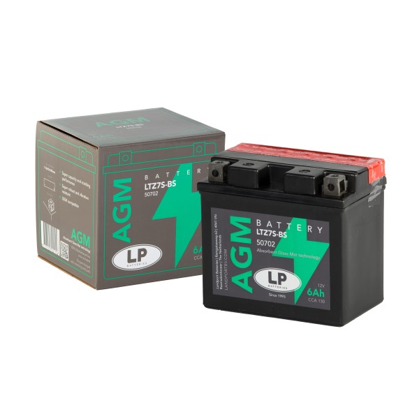 AGM AKÜ (LTZ7S-BS) / 6 A / KG: 2,17 / L:113 / W:70 / H:105 CCA: 130