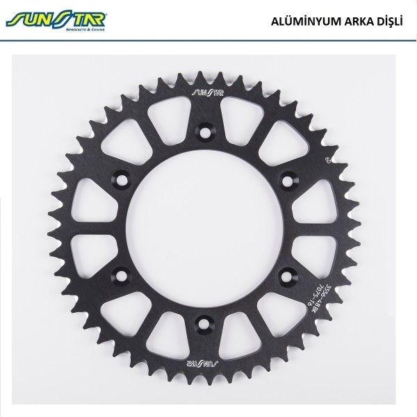 ARKA DİŞLİ SİYAH ALÜMİNYUM