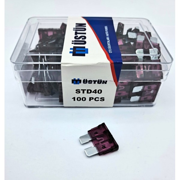 BIÇAK SİGORTA 40 AMPER(1 KUTU = 100 ADET)