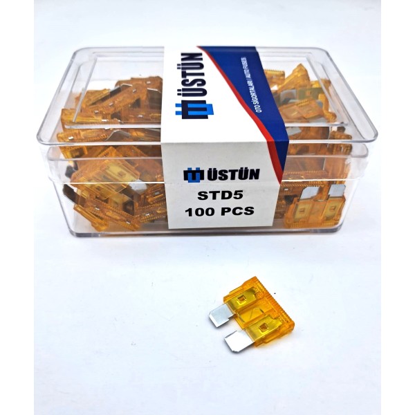 BIÇAK SİGORTA 5 AMPER(1 KUTU = 100 ADET)