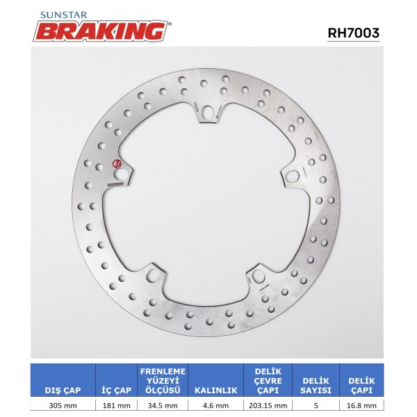 BMW YUVARLAK ÖN FREN DİSKİ