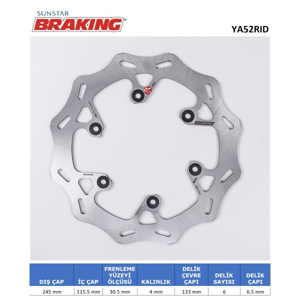 DALGALI ARKA FREN DİSKİ DALGALI ARKA FREN DİSKİ