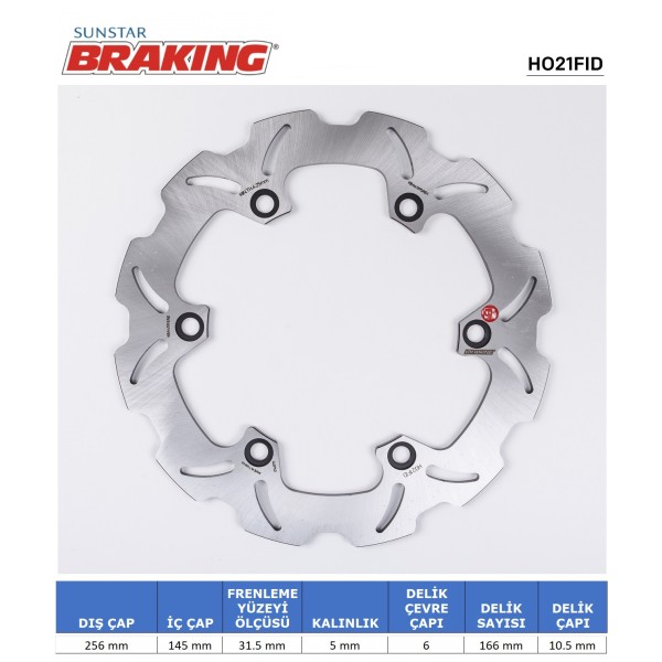 DALGALI FREN DİSKİ