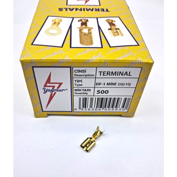 DF/1 MİNİ DİŞİ FİŞ (1 KUTU = 500 ADET)