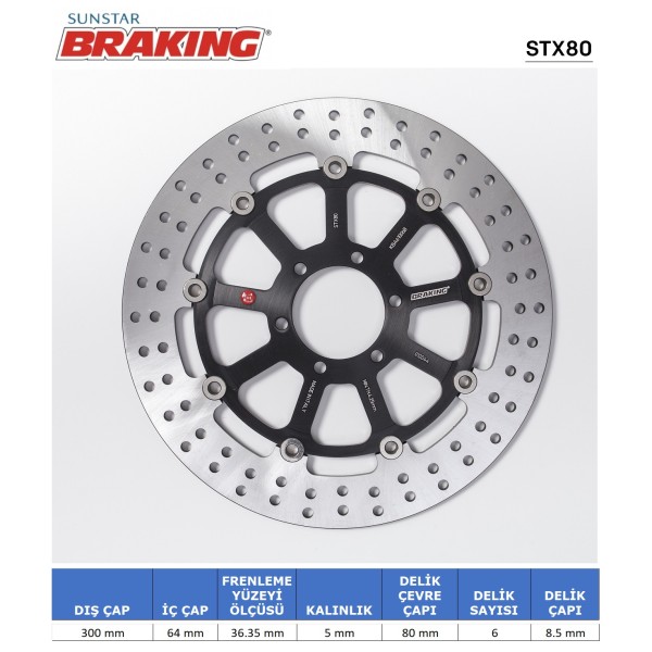 DUCATI YUVARLAK ÖN FREN DİSKİ