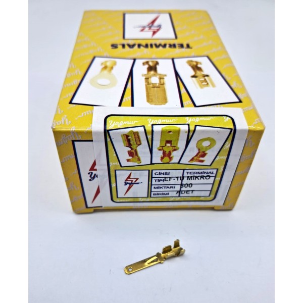 EF/1U MİKRO ERKEK FİŞ (1 KUTU = 500 ADET)