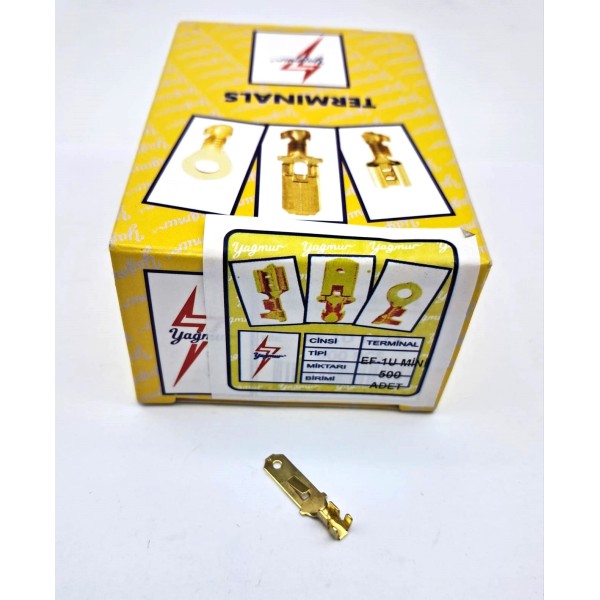 EF/1U MİNİ ERKEK FİŞ (1 KUTU = 500 ADET)