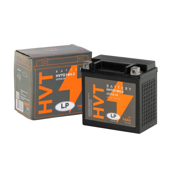 GEL AKÜ (MG HVTG14H-3) Harley D. / 14 A / KG: 4,6 / L:149 / W:87 / H:144 / CCA: 220