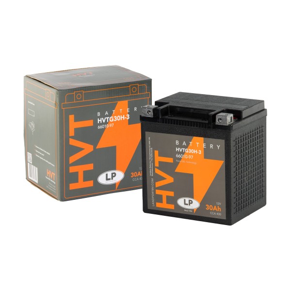 GEL AKÜ (MG HVTG30H-3) Harley D. / 30 A / KG: 9,83 / L:166 / W:130 / H:175 / CCA: 430