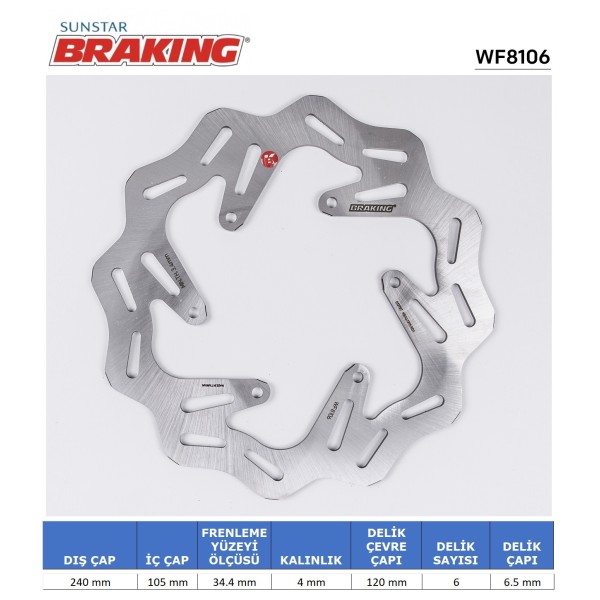 GILERA / PIAGGIO DALGALI ÖN FREN DİSKİ GILERA / PIAGGIO DALGALI ÖN FREN DİSKİ