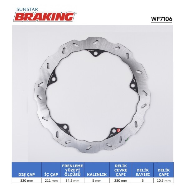 HONDA NC 700-750 DALGALI ÖN FREN DİSKİ HONDA NC 700-750 DALGALI ÖN FREN DİSKİ