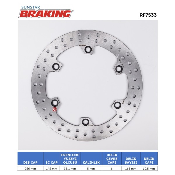 HONDA XLV 1000 / CBR 1100 XX YUVARLAK ARKA FREN DİSKİ