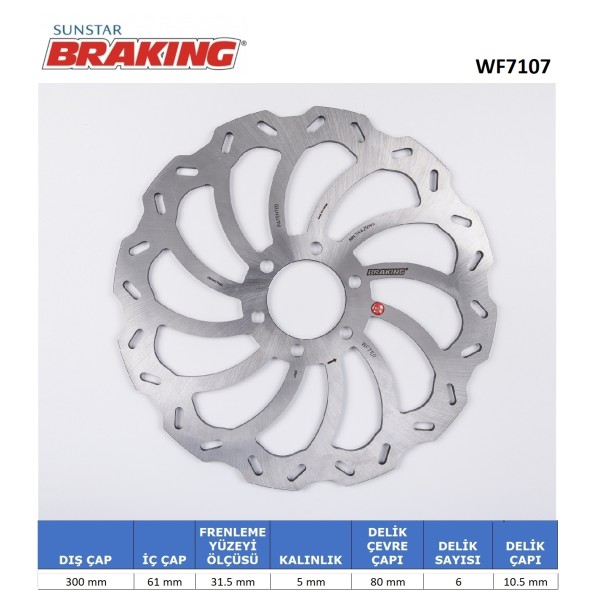 KTM DUKE / RC DALGALI ÖN FREN DİSKİ