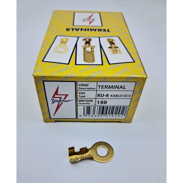 KU/6 KABLO UCU (1 KUTU = 150 ADET)