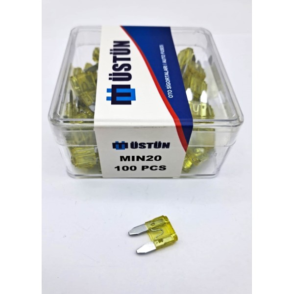 MİNİ BIÇAK  SİGORTA 20 AMPER(1 KUTU = 100 ADET)