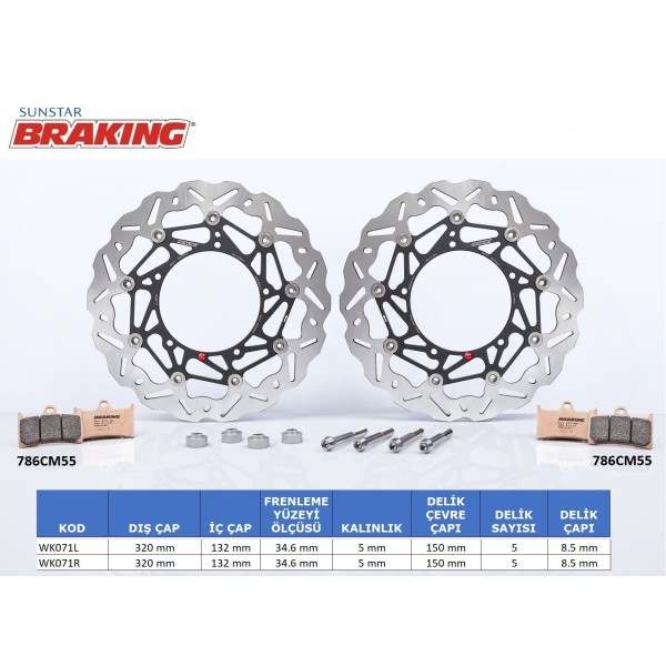 PERFORMANS FREN DİSKİ (SET)