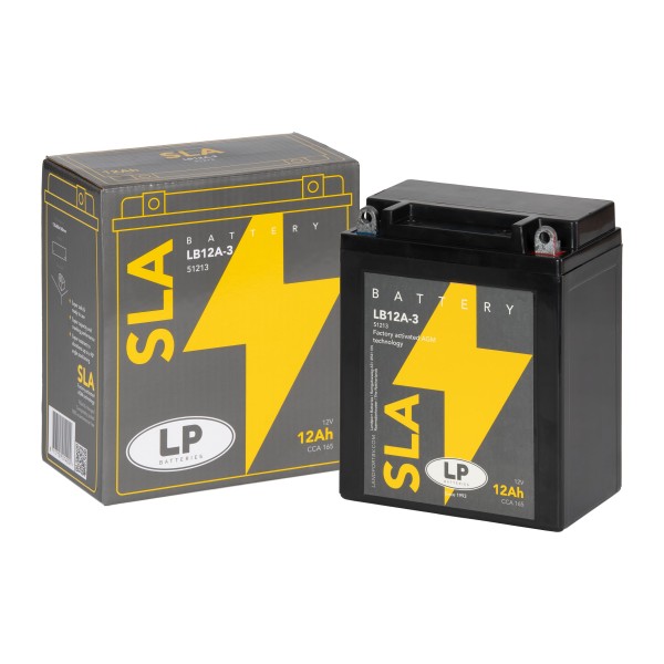SLA AKÜ (MB LB12A-3) / 12 A / KG: 3,9 / L:135 / W:80 / H:160 / CCA: 165