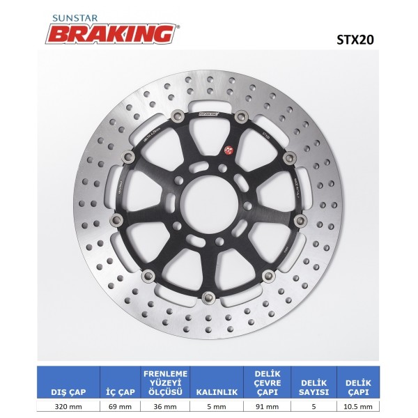 SUZUKI YUVARLAK ÖN FREN DİSKİ