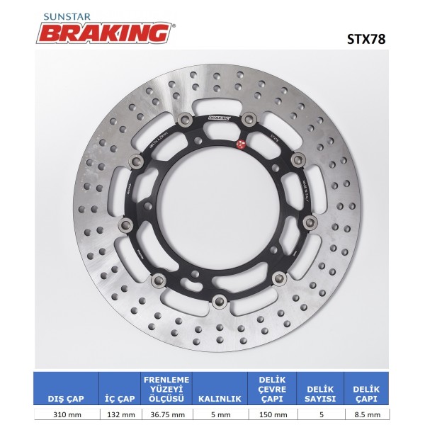 YAMAHA YUVARLAK ÖN FREN DİSKİ