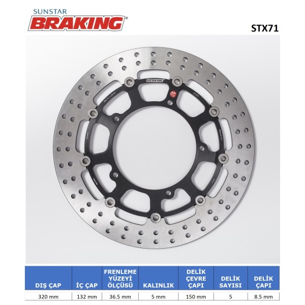 YAMAHA YUVARLAK ÖN FREN DİSKİ