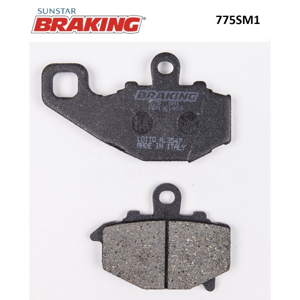 YARI METALİK ARKA FREN BALATASI YARI METALİK ARKA FREN BALATASI