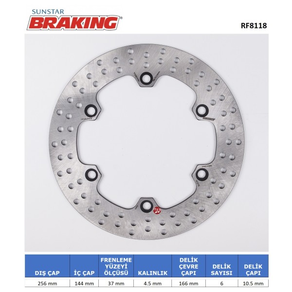 YUVARLAK FREN DİSKİ YUVARLAK FREN DİSKİ