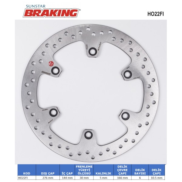 YUVARLAK FREN DİSKİ