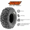 Sunf 21X7-10 A051 Power Ii 6 Kat Ön Atv Lastik