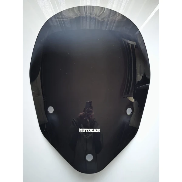 Aprilia Sr Max 125 Siperlik Ön Cam 2007 2015 Model 58Cm Siyah Renkli 4Mm