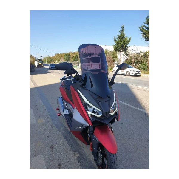 Ariic Chief 318 Siperlik Ön Cam 2023 2025 Model 75Cm Siyah Renkli 4Mm Uzun Cam