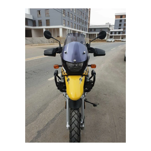 Bmw F650 Gs Ön Cam ( 3 Delikli ) 1999 2003 Model 35Cm Füme Renkli 4Mm