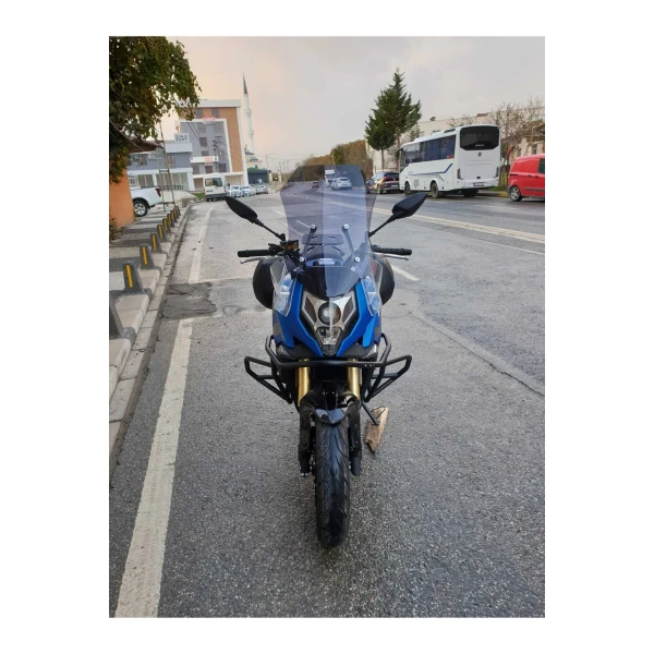 Cf Moto 650 Mt Siperlik Ön Cam 2025 Model 56Cm Füme Renk 4Mm Uzun Cam