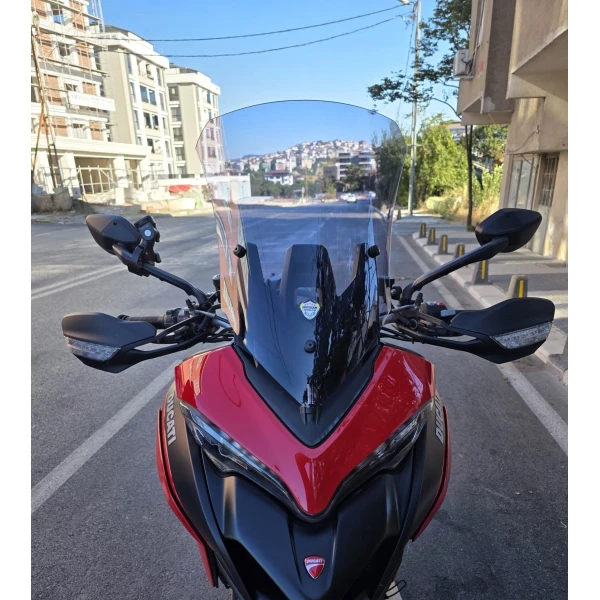 Ducati Multistrada V2 Siperlik Ön Cam 2022 2025 Model 60Cm Füme Renkli 4Mm