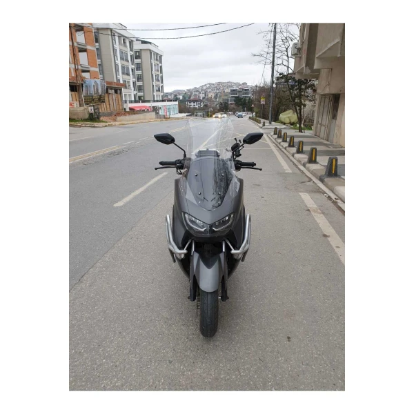 Falcon Cmax 155 Siperlik Ön Cam 2023 2025 Model 65Cm Şeffaf Renkli 4Mm Orta Boylu Cam