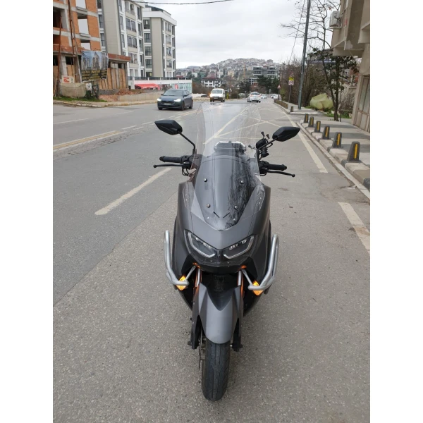 Falcon Cmax 155 Siperlik Ön Cam 2023 2025 Model 78Cm Şeffaf Renkli 4Mm Uzun Cam