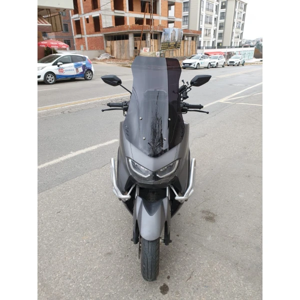 Falcon Cmax 155 Siperlik Ön Cam 2023 2025 Model 78Cm Siyah Renkli 4Mm Uzun Cam