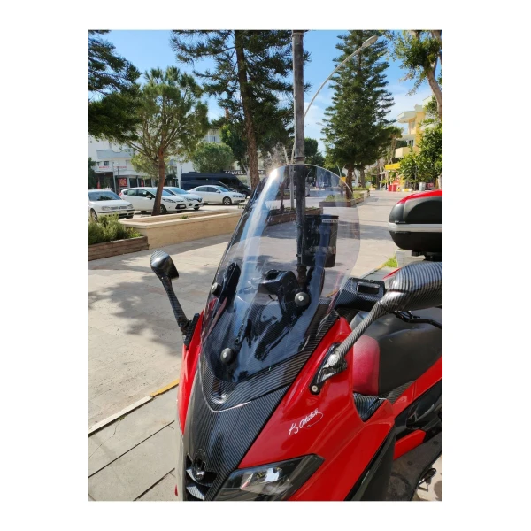 Gilera Nexus 500 Ön Cam 2004 2008 Model 58Cm Füme Renkli 4Mm